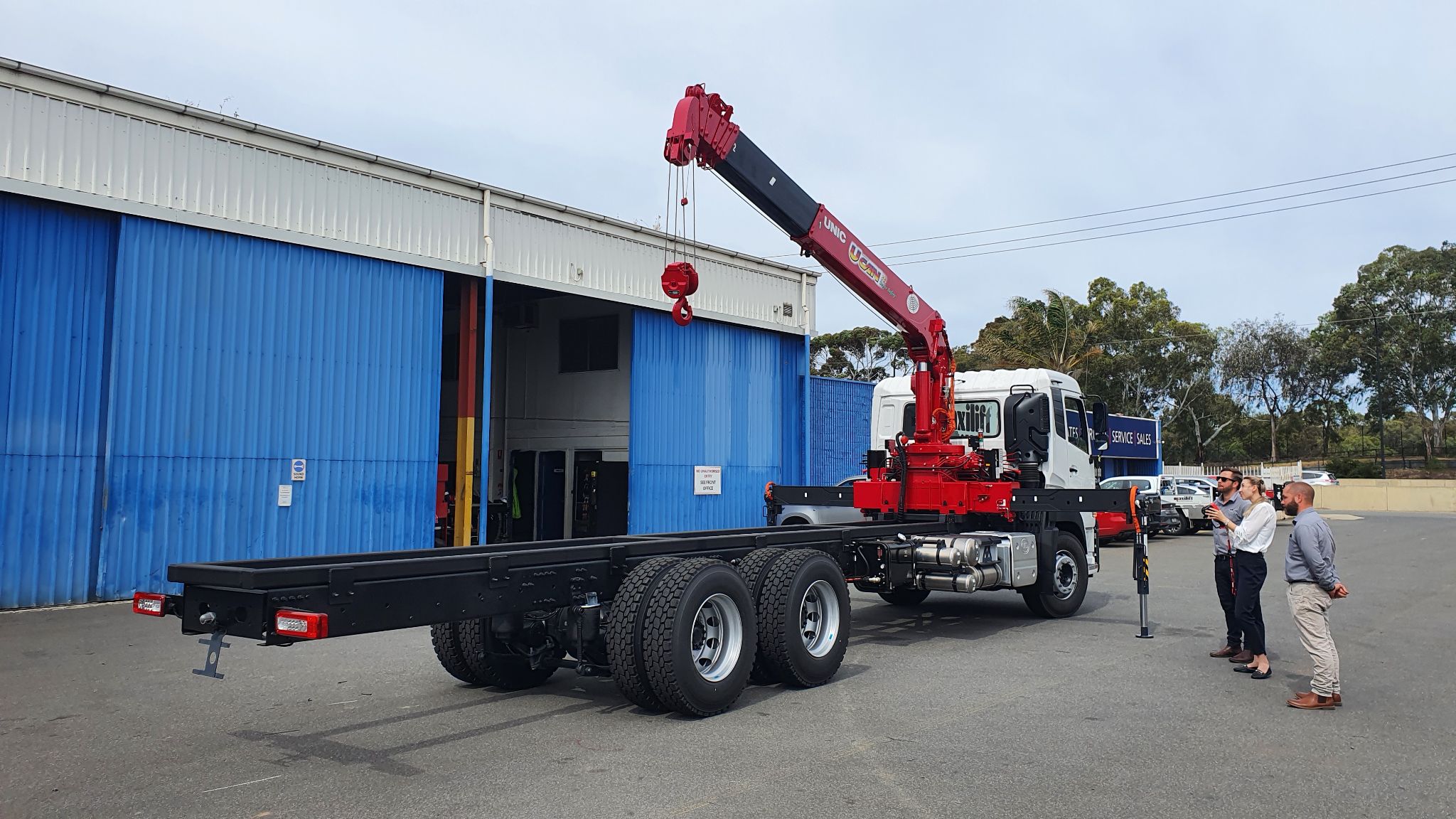 UNIC visit Maxilift Australia | Maxilift
