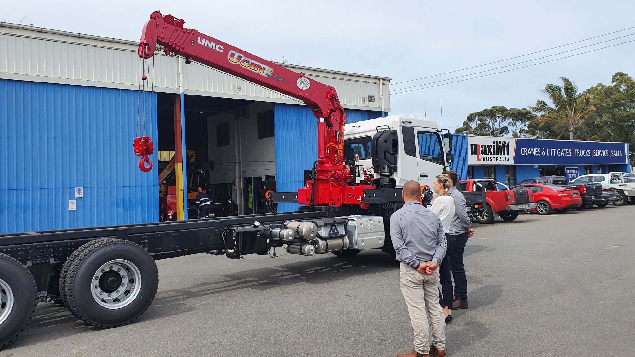 UNIC visit Maxilift Australia Maxilift